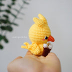Fantasy Yellow Duck Amigurumi Doll