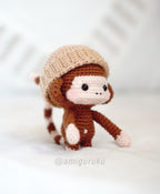 Jesse the Cheeky Monkey Amigurumi Crochet Pattern