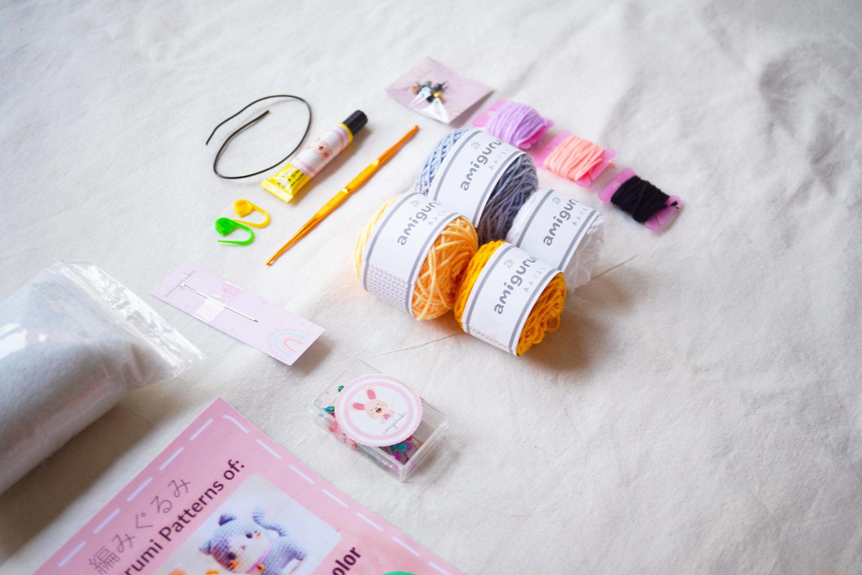 Striped Tabby and Bicolor Cat - DIY Crochet Kits