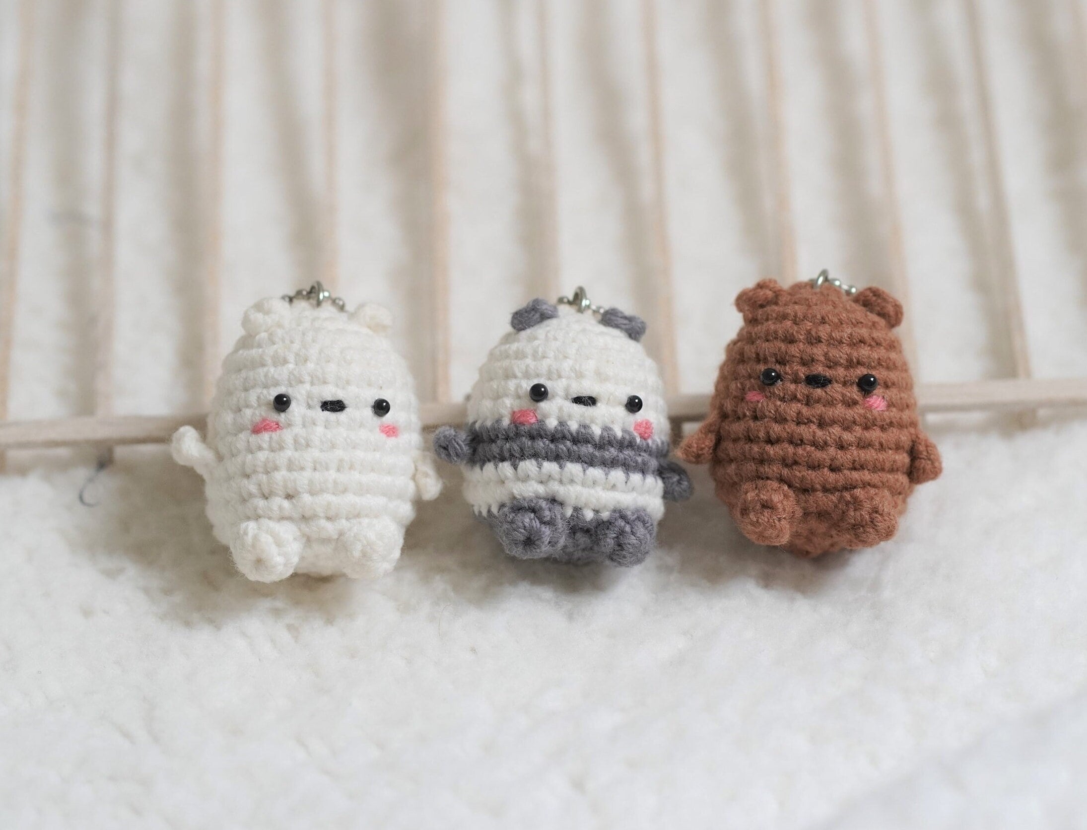 Three Bears Friend Amigurumi Crochet Pattern