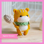 Korin the Squirrel Amigurumi Crochet Pattern