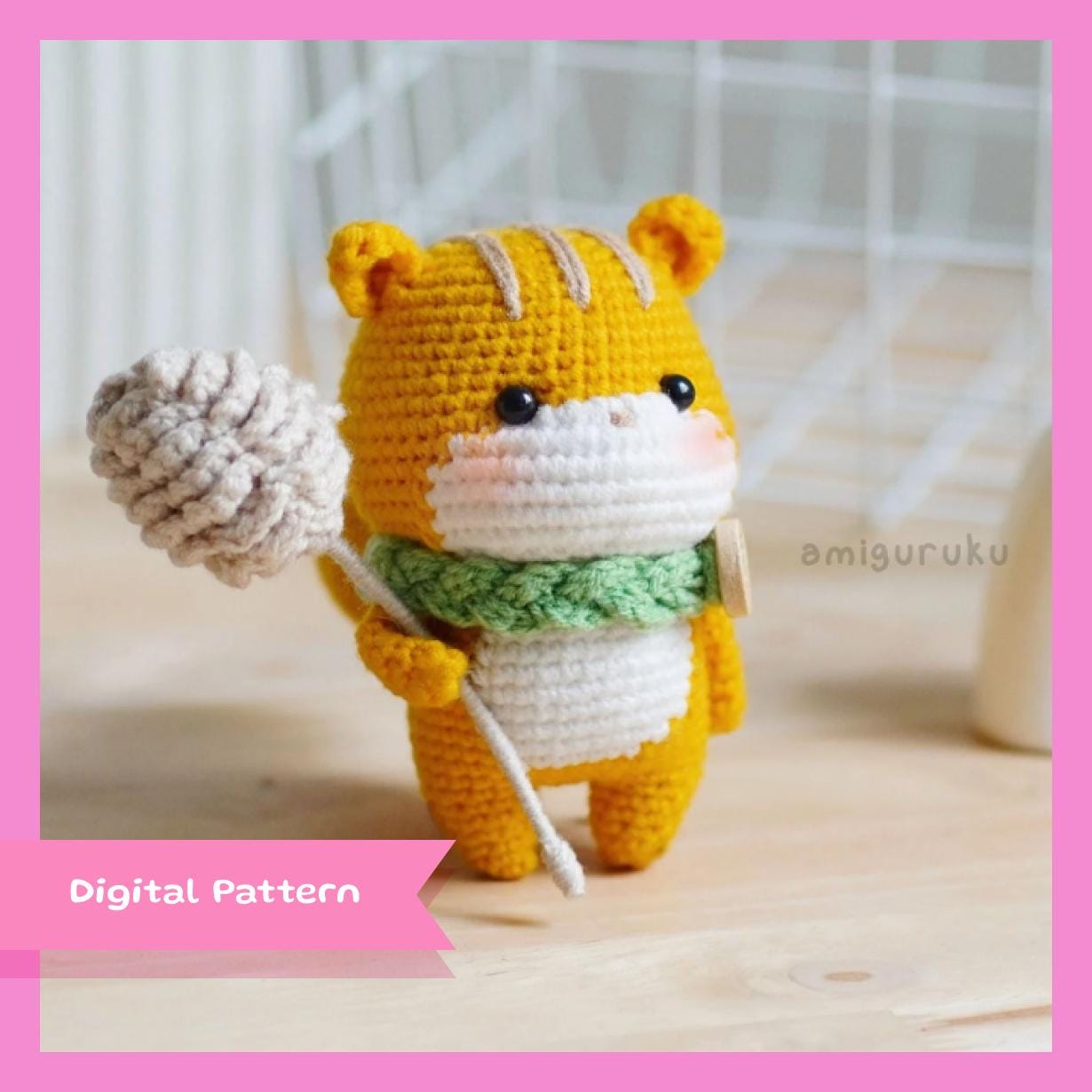 Korin the Squirrel Amigurumi Crochet Pattern