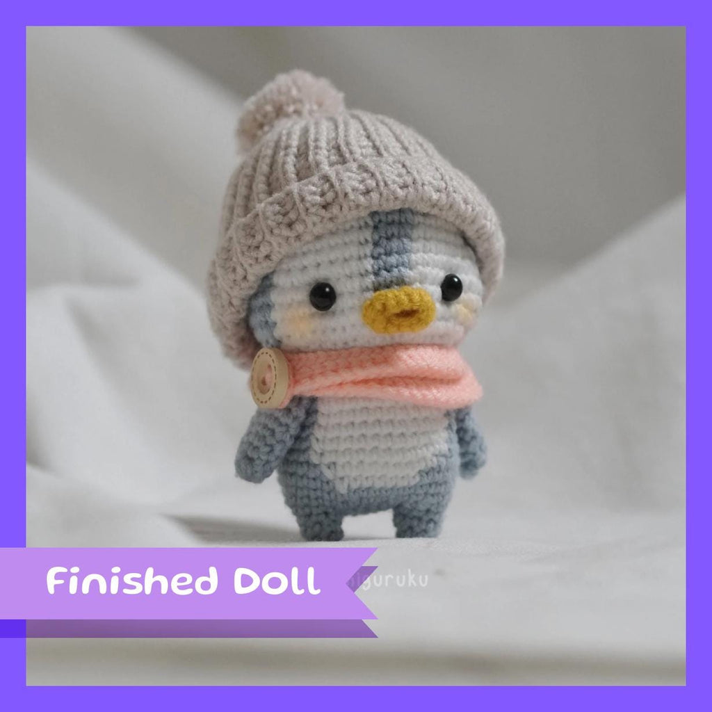The Lost Baby Penguin Amigurumi Doll