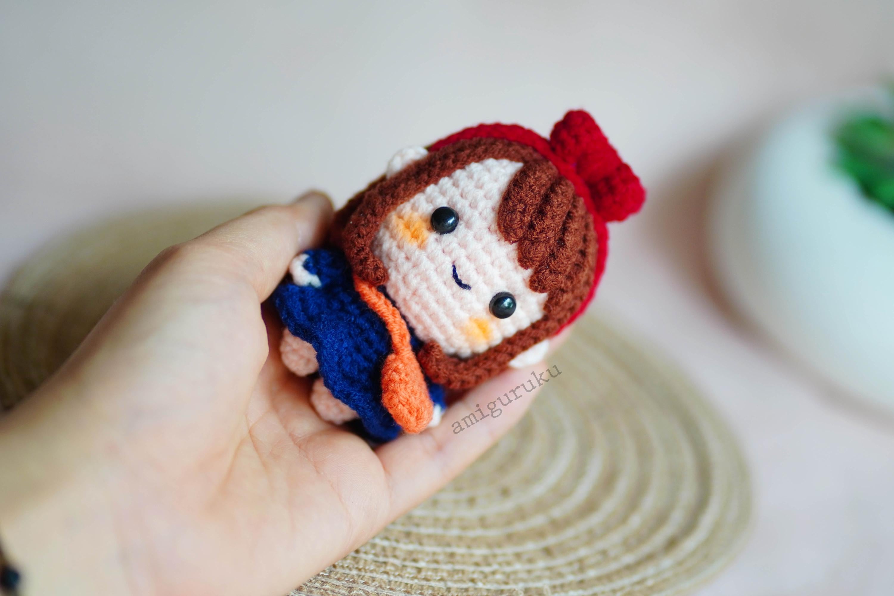 Delivery Girl -  Crochet Figurines