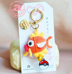 Carp Monster Amigurumi Keychain