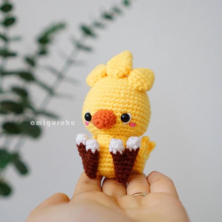 Fantasy Yellow Duck Amigurumi Doll