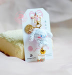 Kawaii Long Ear Puppy Amigurumi Keychain