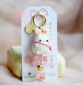 Sling Bag Bunny Amigurumi Keychain