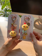 Yellow Chick Amigurumi Keychain