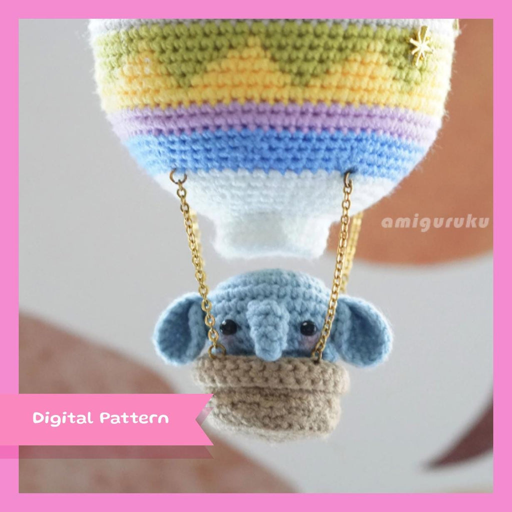 Hot Air Balloon Amigurumi Amigurumi Crochet Pattern