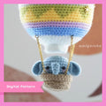 Hot Air Balloon Amigurumi Amigurumi Crochet Pattern