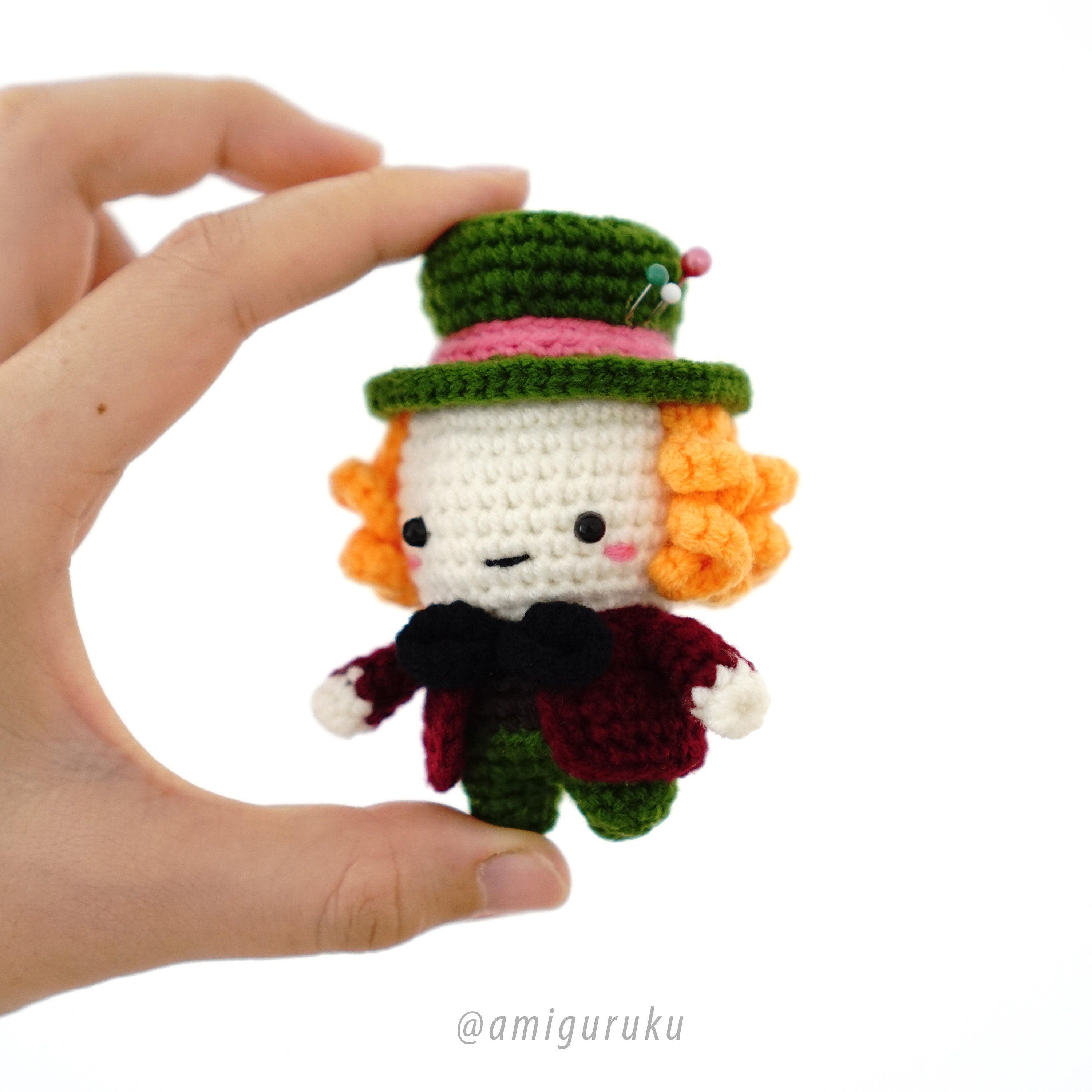 Mad Hatter Amigurumi Crochet Pattern