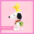 White Beagle and Yellow Bird