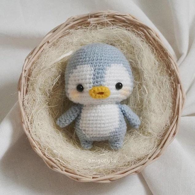 The Lost Baby Penguin Amigurumi Doll