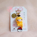 Yellow Duck Monster Amigurumi Keychain