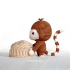 Jesse the Cheeky Monkey Amigurumi Crochet Pattern