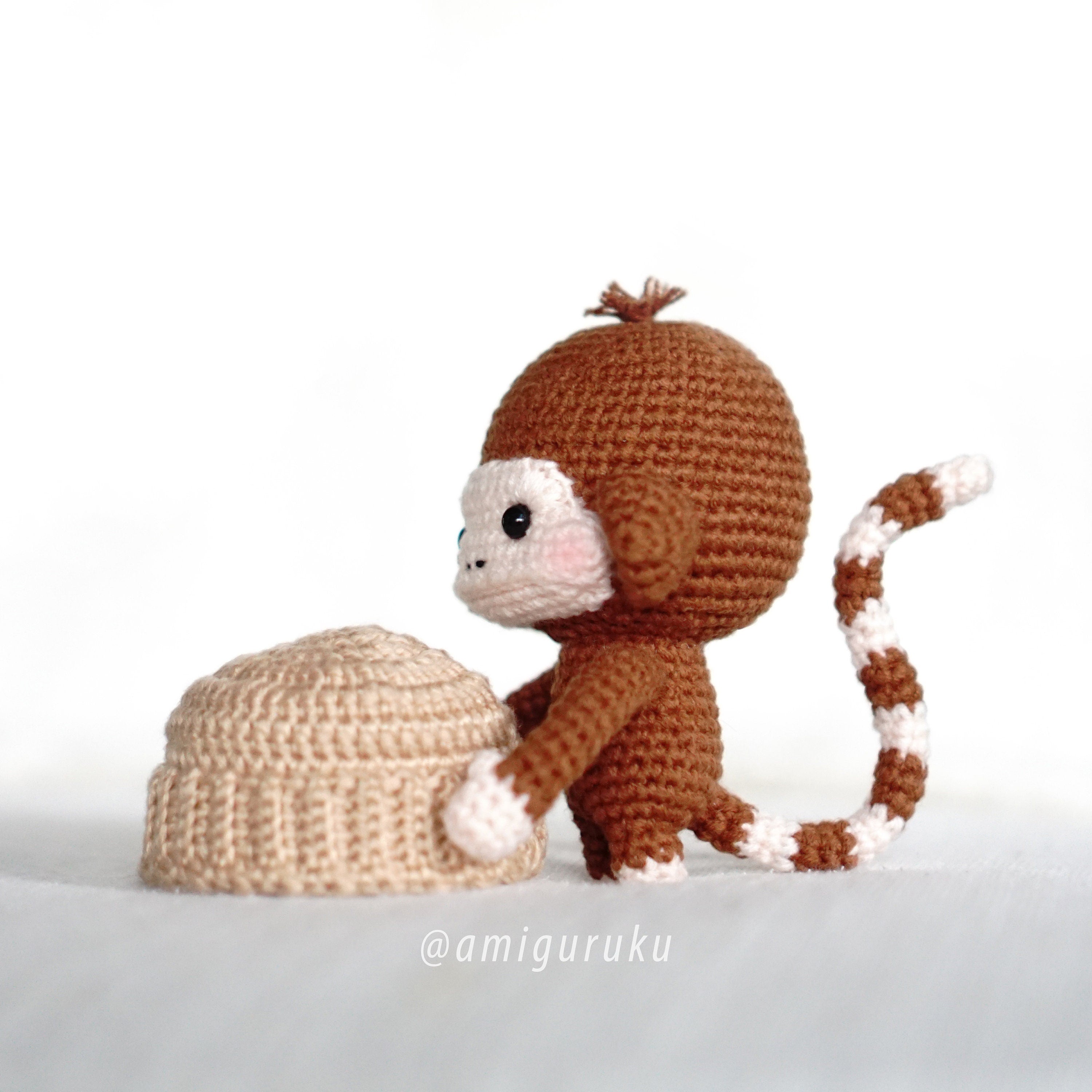 Jesse the Cheeky Monkey Amigurumi Crochet Pattern