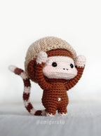 Jesse the Cheeky Monkey Amigurumi Crochet Pattern