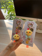 Yellow Chick Amigurumi Keychain