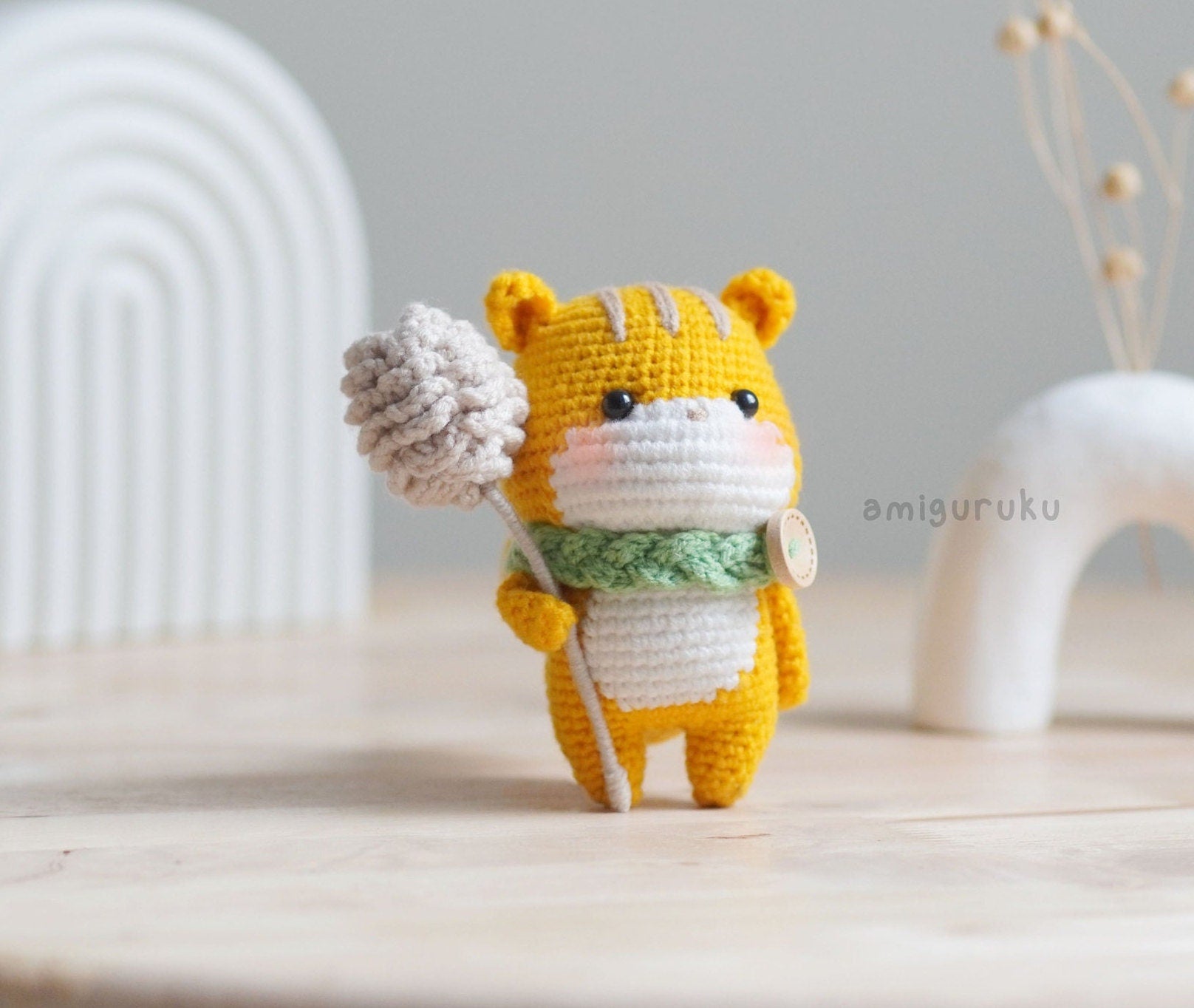 Korin the Squirrel Amigurumi Crochet Pattern