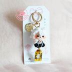 Wind Swordman Amigurumi Keychain