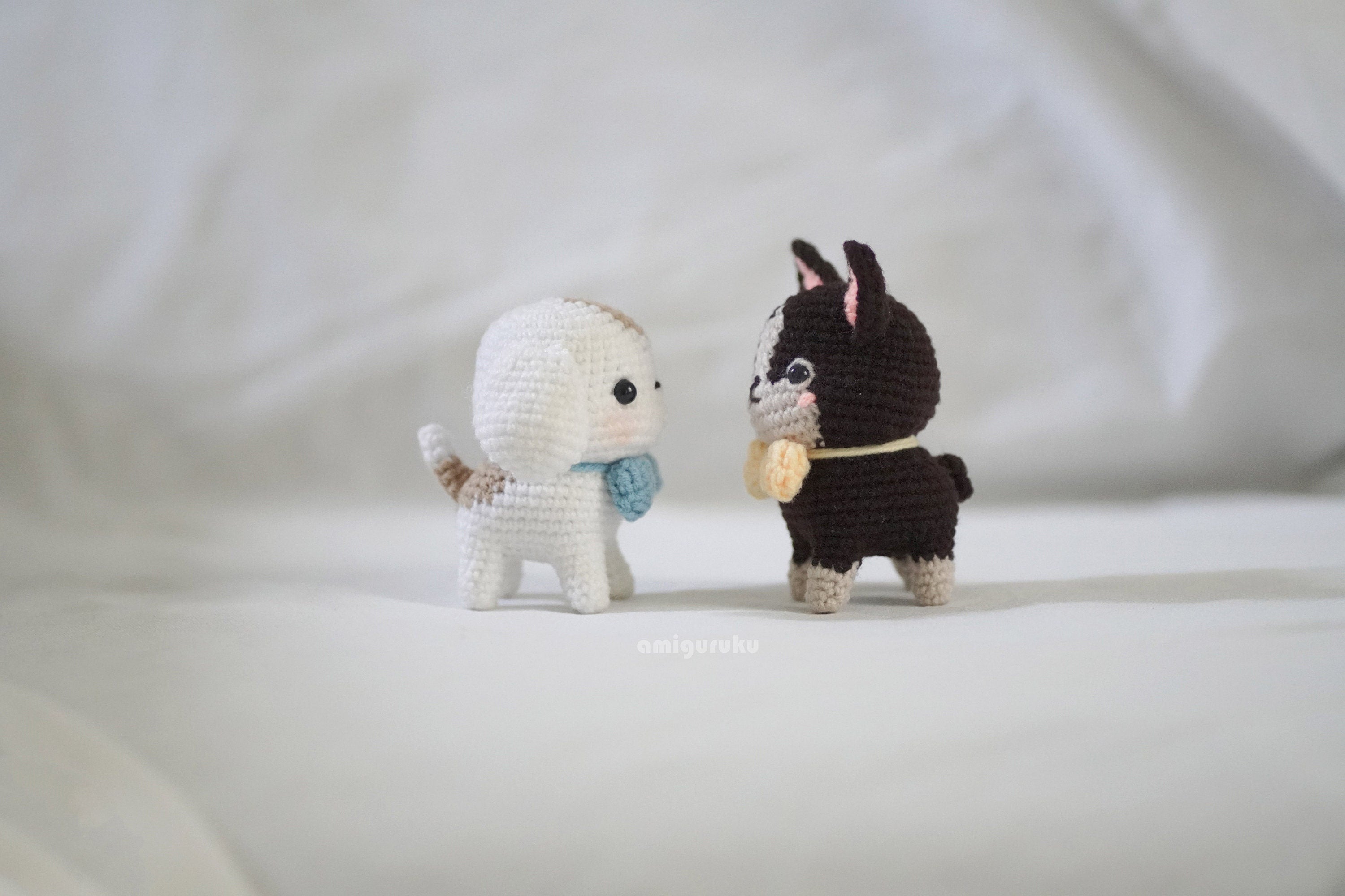 Beagle and Terrier Puppy Amigurumi Crochet Pattern