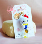 Kawaii Kitty Amigurumi Keychain