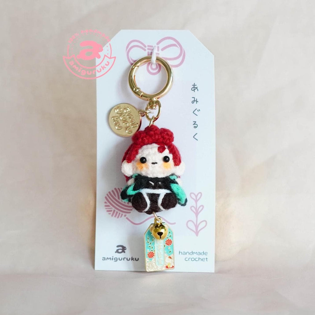 Water Swordsman Amigurumi Keychain