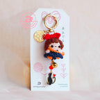 Delivery Girl Amigurumi Keychain