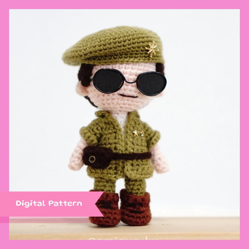 Soldier Army Amigurumi Crochet Pattern