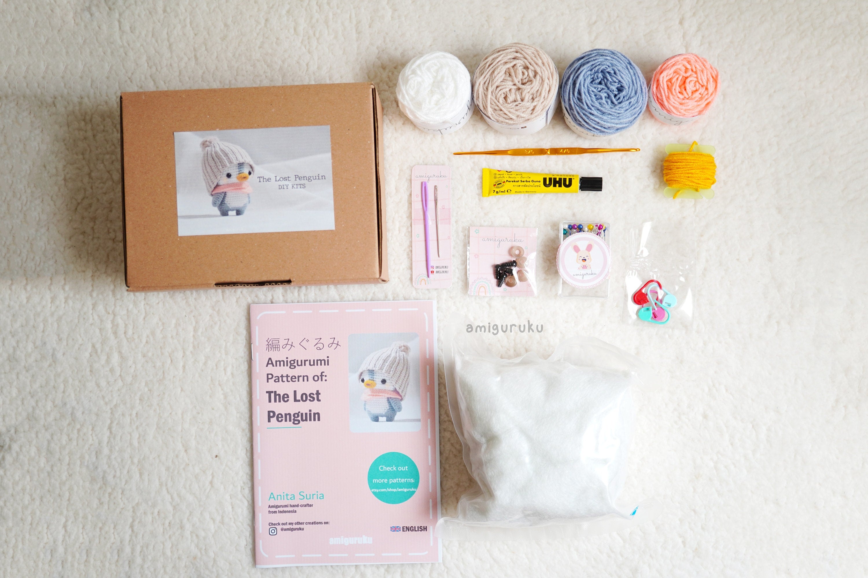 DIY Crochet Kits - The Lost Baby Penguin