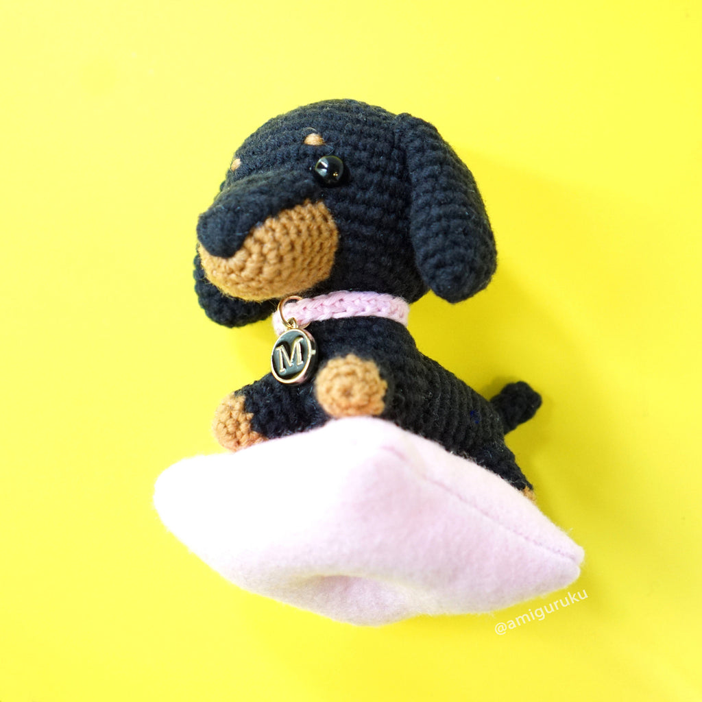 Dachshund Dog Amigurumi Crochet Pattern