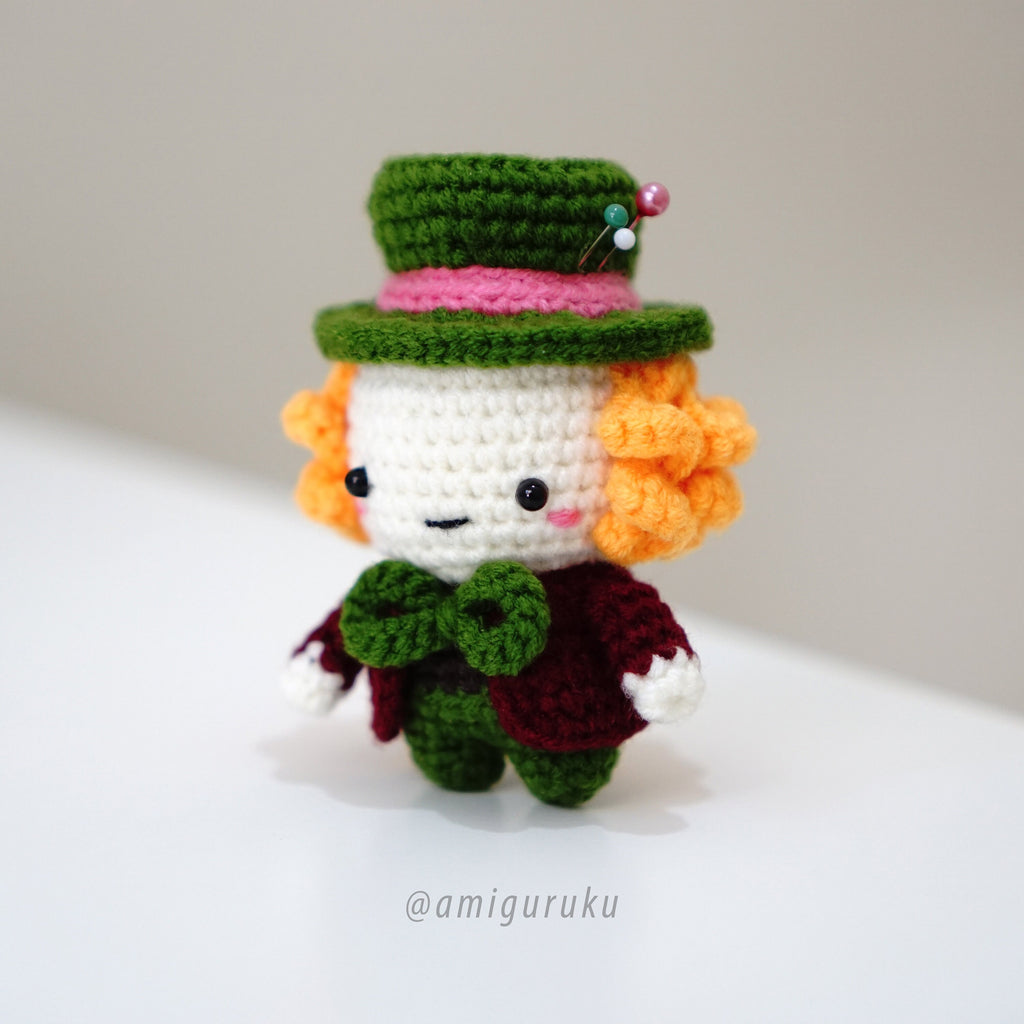 Mad Hatter Amigurumi Crochet Pattern