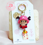 Deer Pirate Amigurumi Keychain