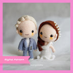 Edward & Elena the Wedding Couple Amigurumi Crochet Pattern