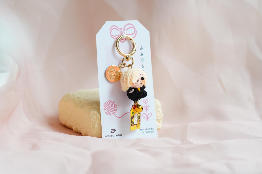 Blond Chef  Amigurumi Keychain