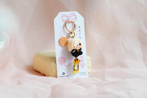 Blond Chef  Amigurumi Keychain