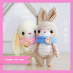Kiyomi and Cho the Bunny Couple Amigurumi Crochet Pattern