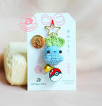 Plant Monster Amigurumi Keychain