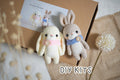 Couple Bunny Kiyomi and Cho - DIY Crochet Kits