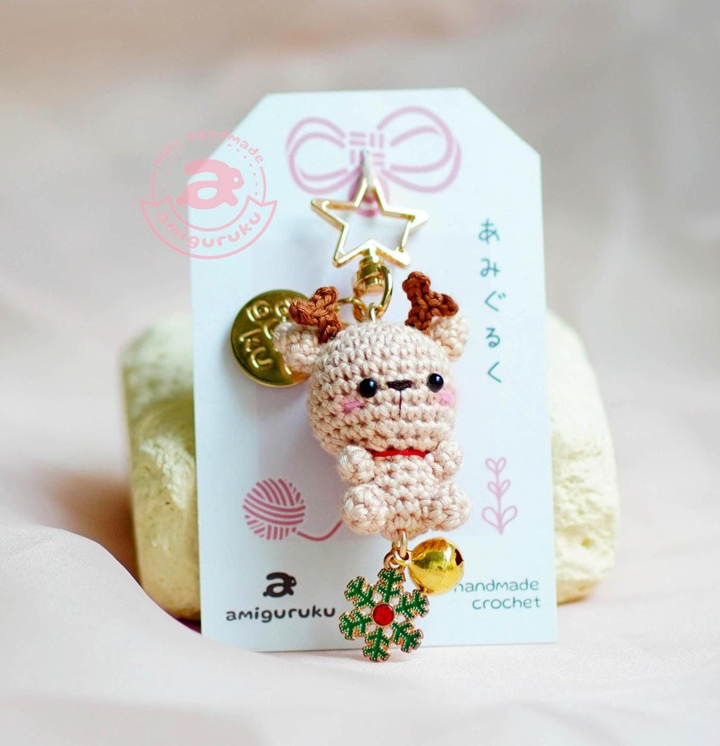 Reindeer Amigurumi Keychain