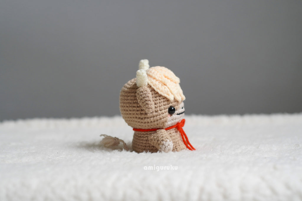 Gobba the Ox Amigurumi Crochet Pattern