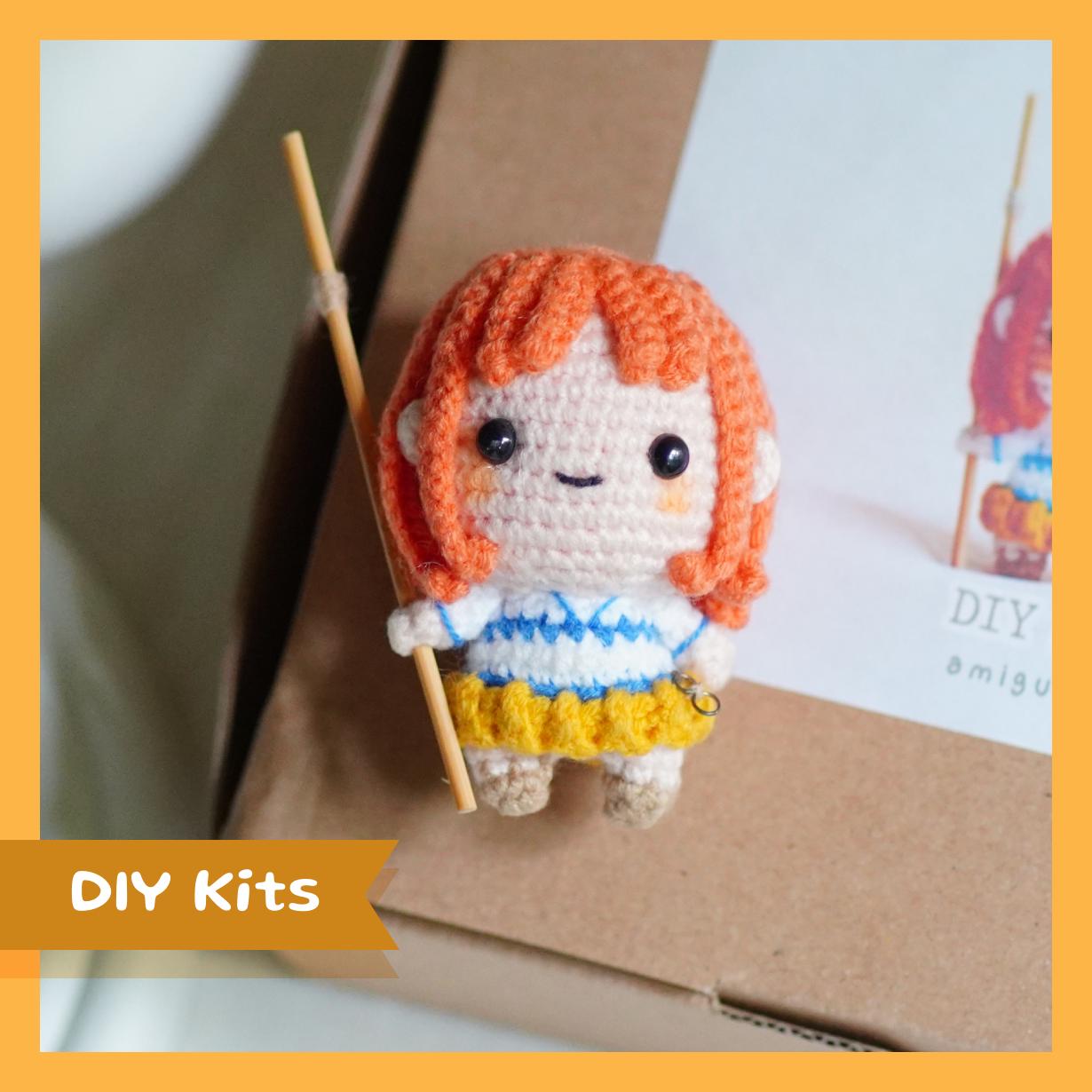 Orange Pirate Girl - DIY Crochet Kits