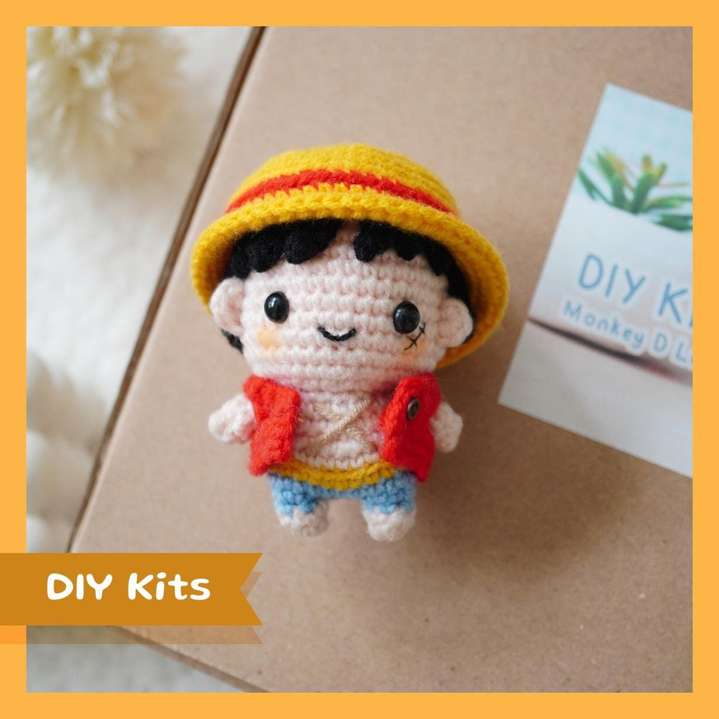 Straw Hat Pirate - DIY Crochet Kits