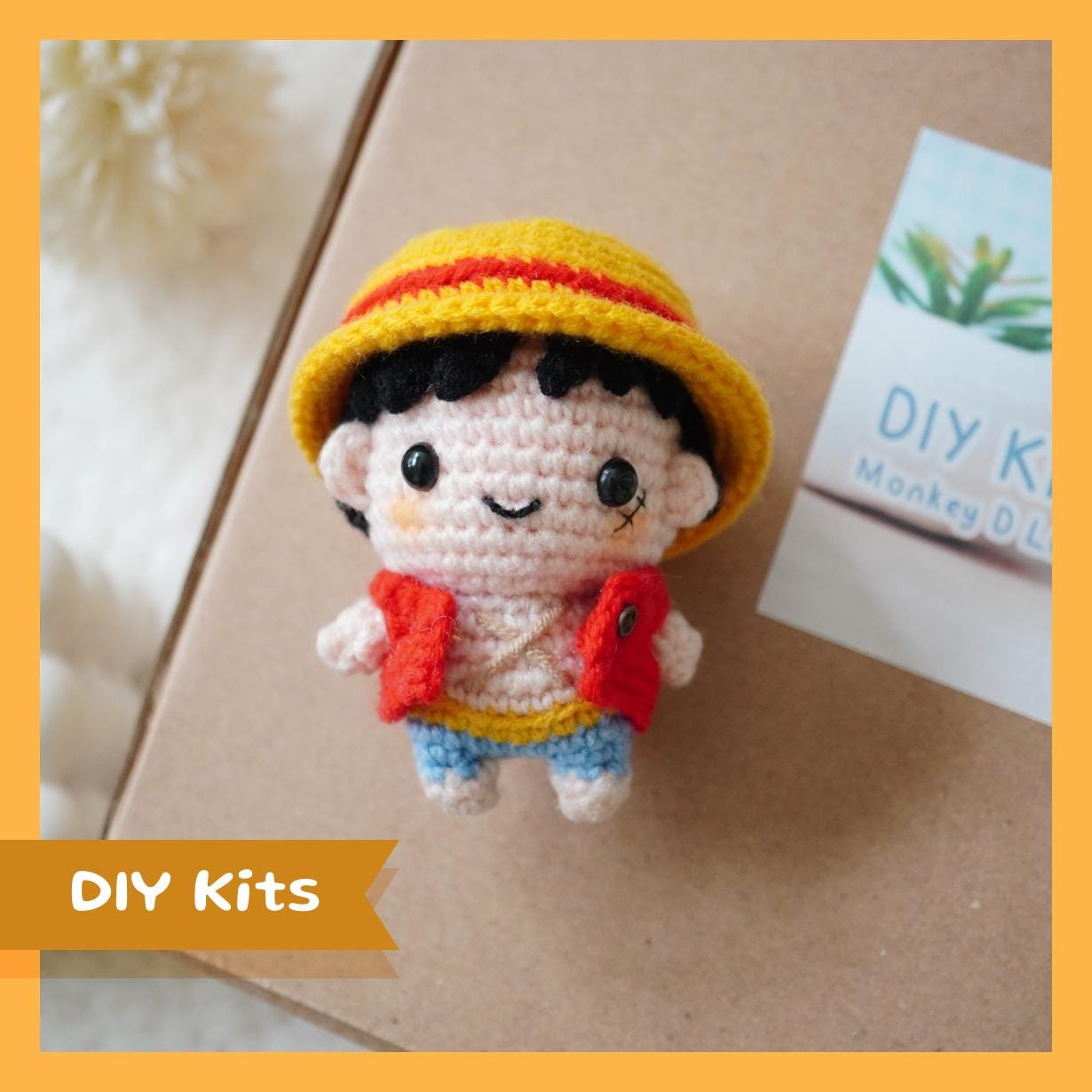 Straw Hat Pirate - DIY Crochet Kits