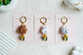 SET of 3 Amigurumi Crochet Keychain Three Little Bears (Actual Keychains)