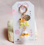 Egg Shell Chick Amigurumi Keychain