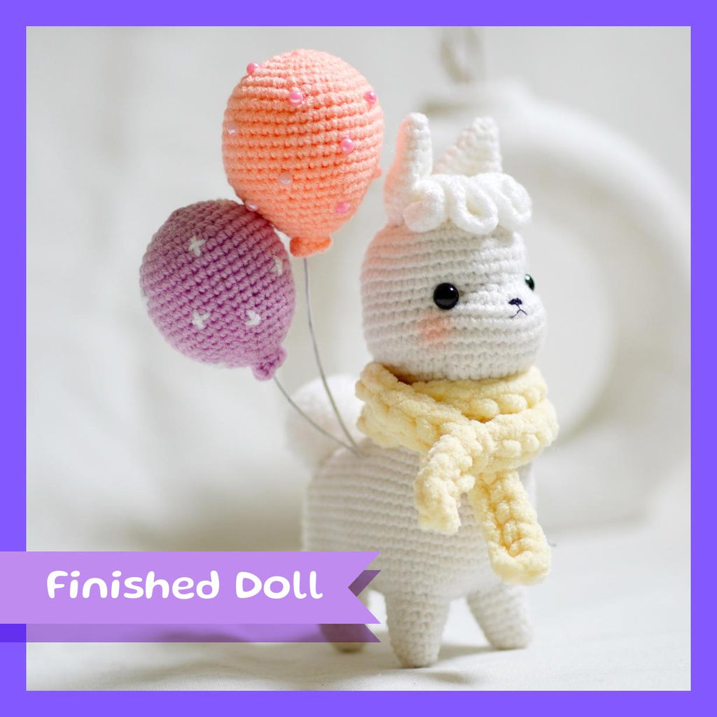 Ruiz the Alpaca Amigurumi Doll