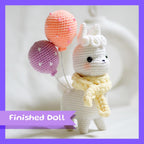 Ruiz the Alpaca Amigurumi Doll
