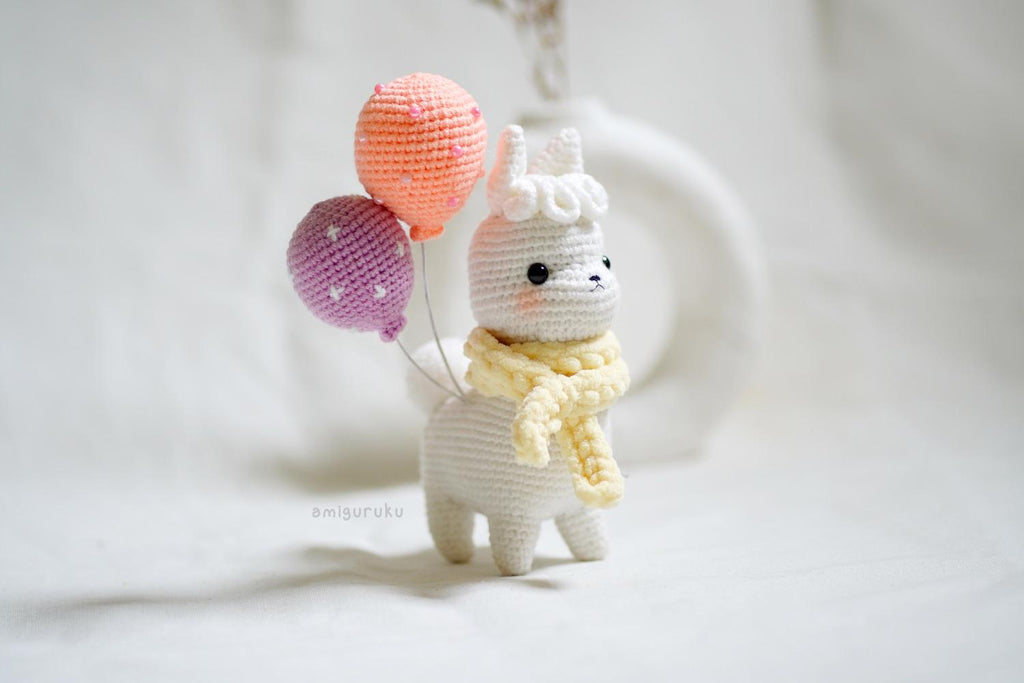 Ruiz the Alpaca Amigurumi Doll